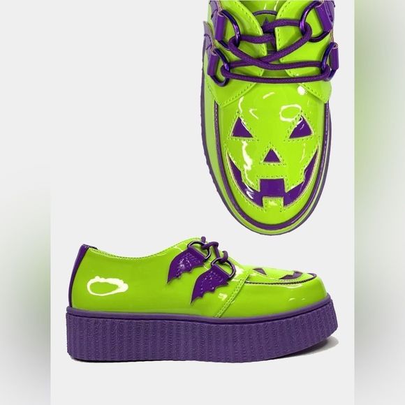 Shoes - Brand new krypt jackolantern green and purple